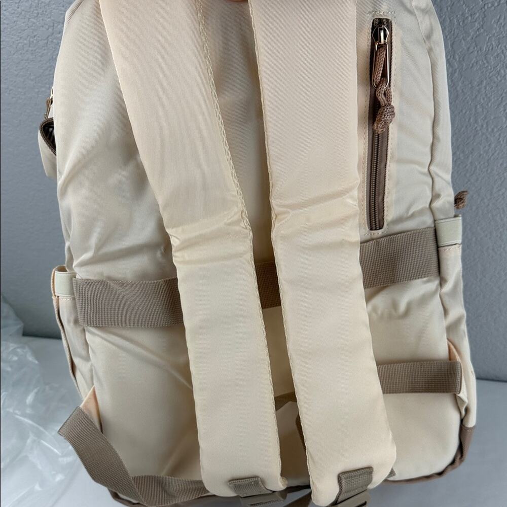 NWT Women Students Fashion 15.6 Inch Laptop Bag for Work Travel (Khaki Beige) - Picture 9 of 13